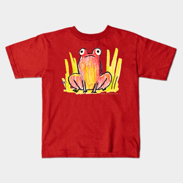 Red Frog Kids T-Shirt by Sophie Corrigan